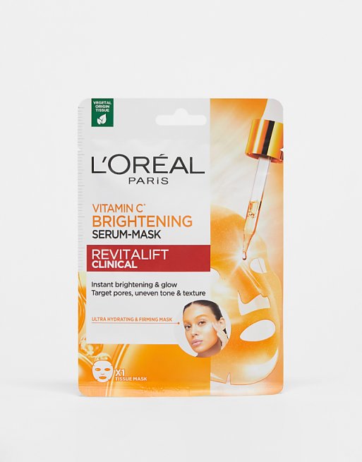 L'Oreal Instant Brightening Serum Mask infused with Vitamin C and Salicylic Acid 26g