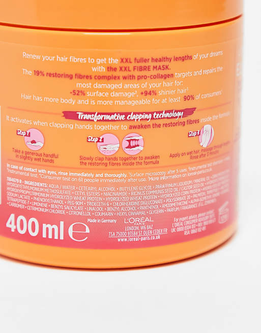 L'Oréal Paris Elvive Dream Lengths XXL Fibre Mask For Long Damaged Hair 400ml