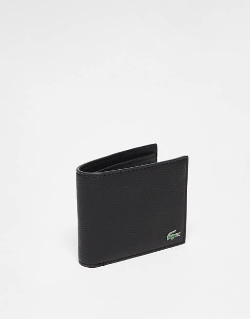 Lacoste logo bi-fold wallet in black