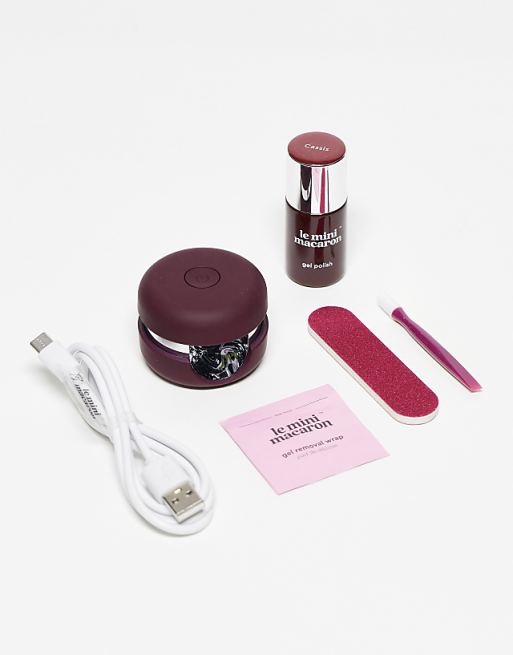 Le Mini Macaron Gel Manicure Kit - Cassis