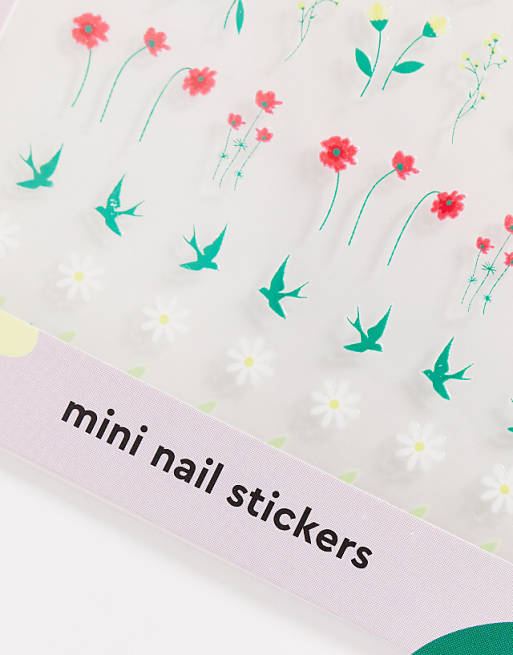 Le Mini Macaron "Wildflowers" Mini Nail Stickers