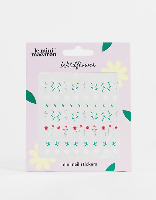 Le Mini Macaron "Wildflowers" Mini Nail Stickers