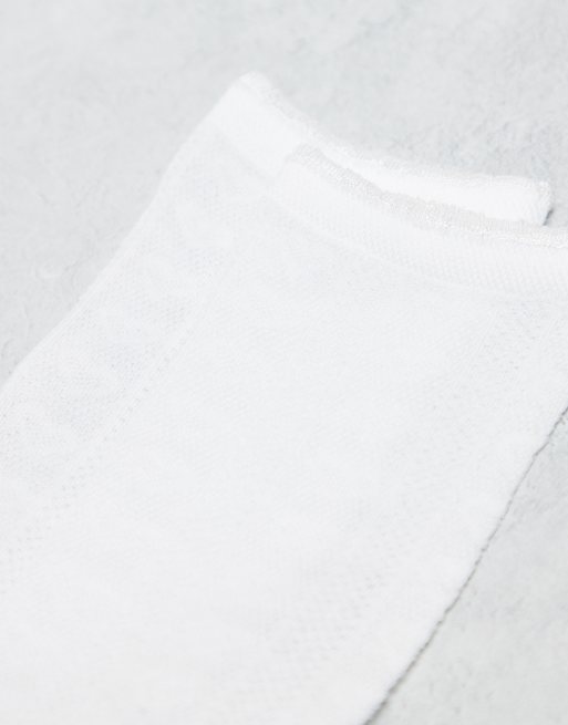 Lindex 2 Pack Jaquard Sock In White
