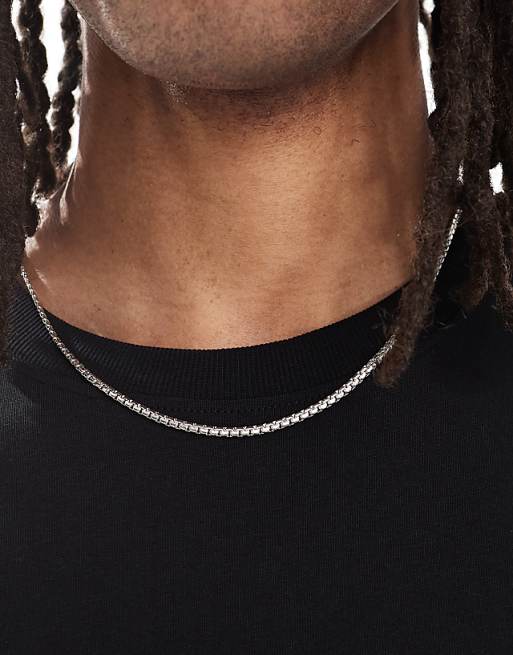 Lost Souls 3mm Snake chain necklace in stainless steel