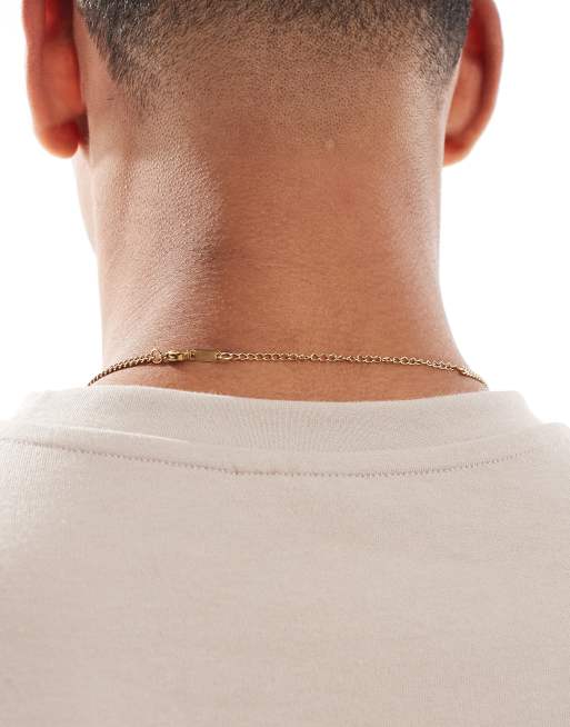 Lost Souls Brick Pendant Necklace In 18k Gold Plated