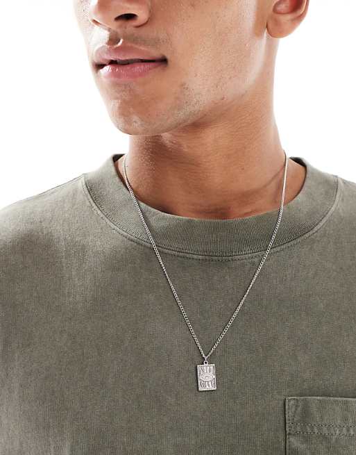 Lost Souls mystical pendant necklace in stainless steel