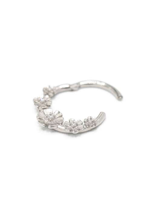 Lovisa Surgical Steel Flower Clicker In Silver