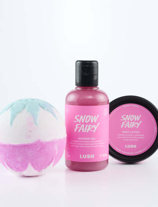 LUSH Snow Fairy Bath And Shower Trio - NOC