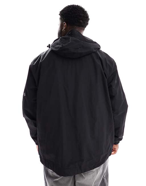 Lyle & Scott Plus Zip Through Hooded Jacket In Black