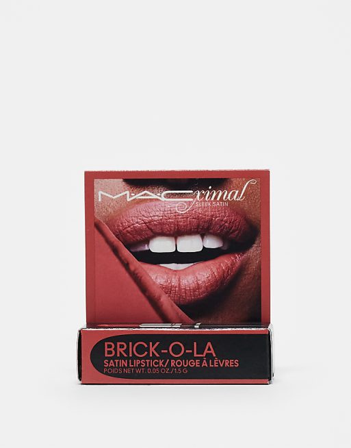MAC Macximal Sleek Satin Mini Lipstick- Brick-O-La