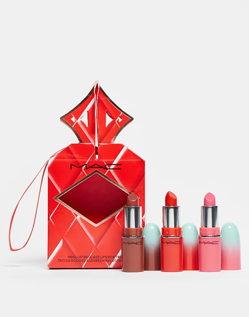 MAC Wildest Gleam Mini Lustregalss Lip Trio: Brights - 38% Saving