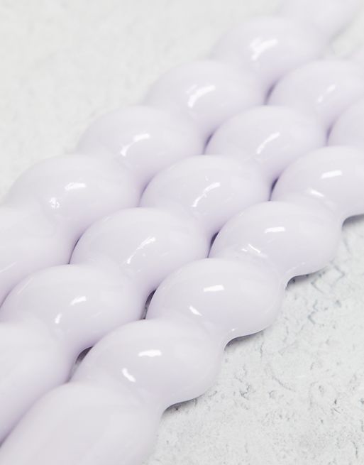 MAEGEN Spiral Taper Candle 3-Pack - Lilac
