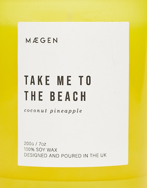 MAEGEN X ASOS Exclusive Take Me To The Beach Candle