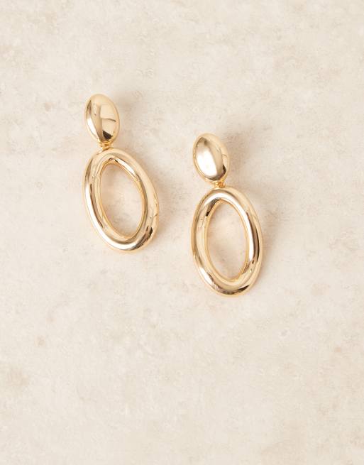 Mango Drop Earrings In Gold
