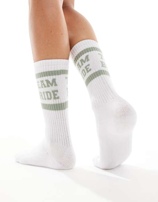 Maya Team Bride Socks In Sage Green