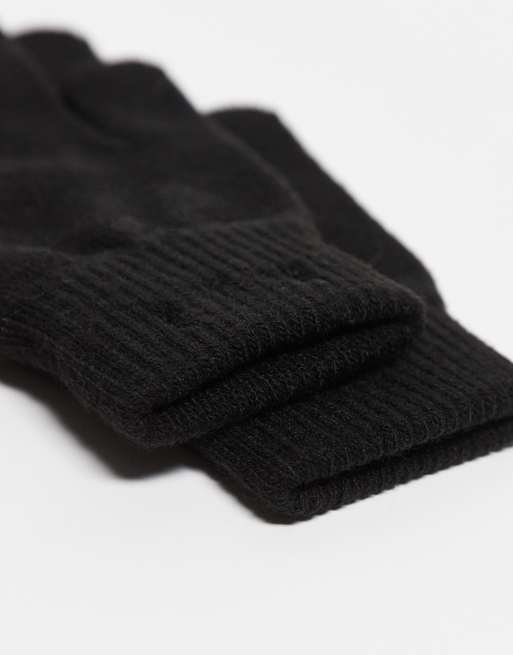 Monki Gloves In Black