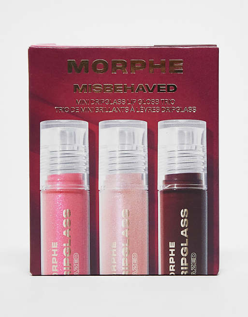 Morphe Misbehaved Mini Dripglass Lip Gloss Trio