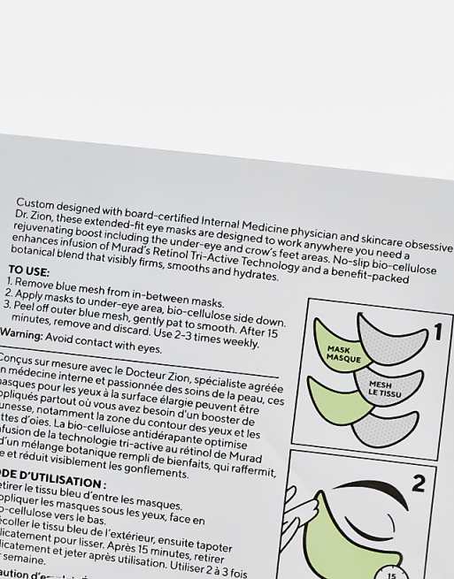 Murad Dr Zion Retinol Youth Renewal Eye Mask