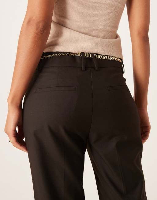 My Accessories Mini Oval Chain Belt In Gold
