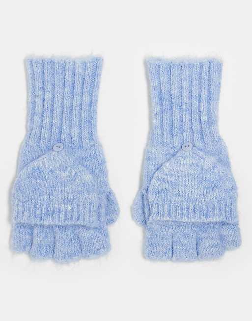 Native Youth longline gloves in blue