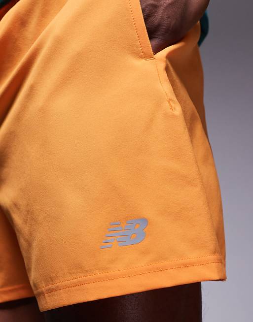 New Balance Essentials 5"" Short In Orange