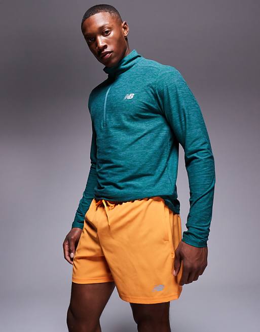 New Balance essentials 5"" short in orange