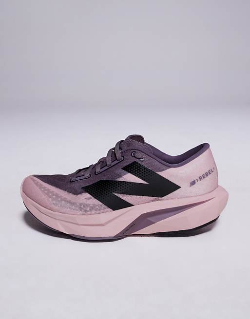 New Balance Fuel Cell Rebel V4 Womens Running Trainers In Purple