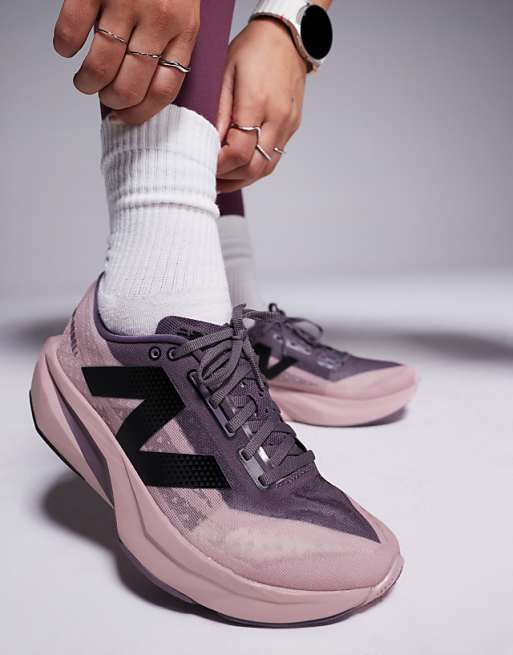 New Balance Fuel Cell Rebel V4 Womens Running Trainers In Purple
