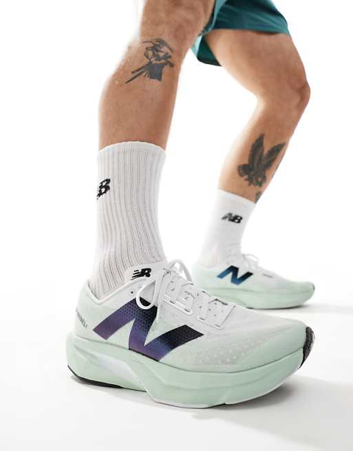 New Balance Fuelcell Rebel V4 Mens Running Trainers In Grey