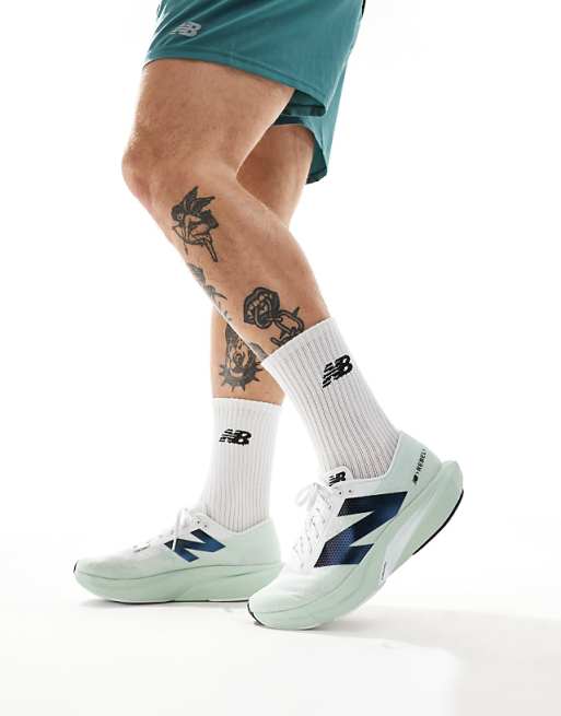 New Balance Fuelcell Rebel V4 mens running trainers in grey