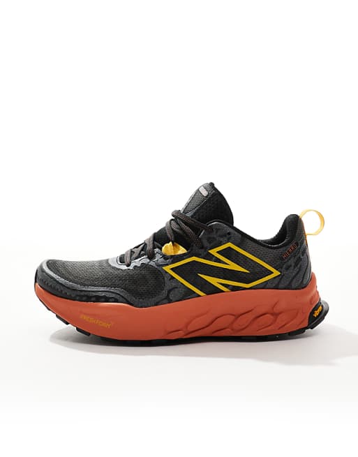 New Balance Hierro Trail Running Trainers In Black And Orange