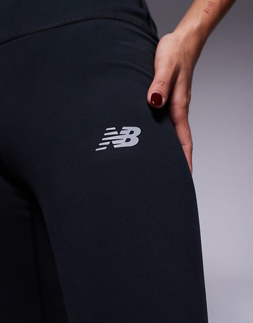 New Balance High Rise Legging In Black