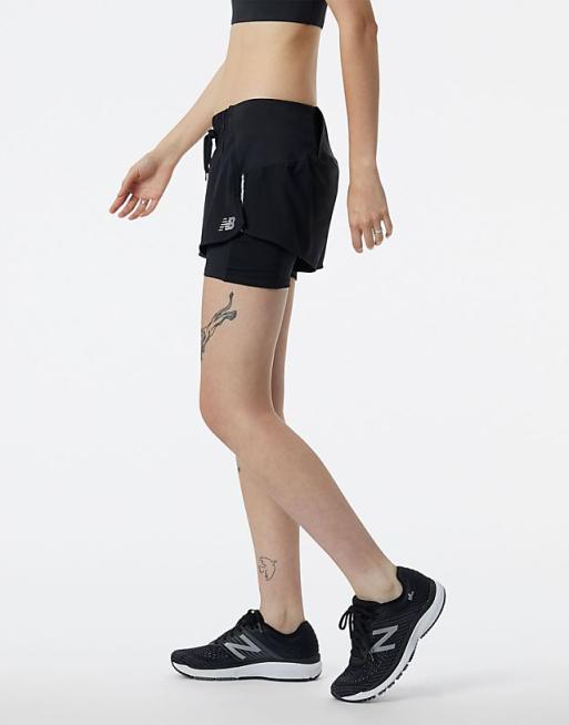 New Balance Impact Run Shorts In Black