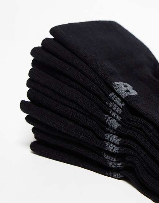 New Balance Performance Ankle Sock 6 Pack In Black