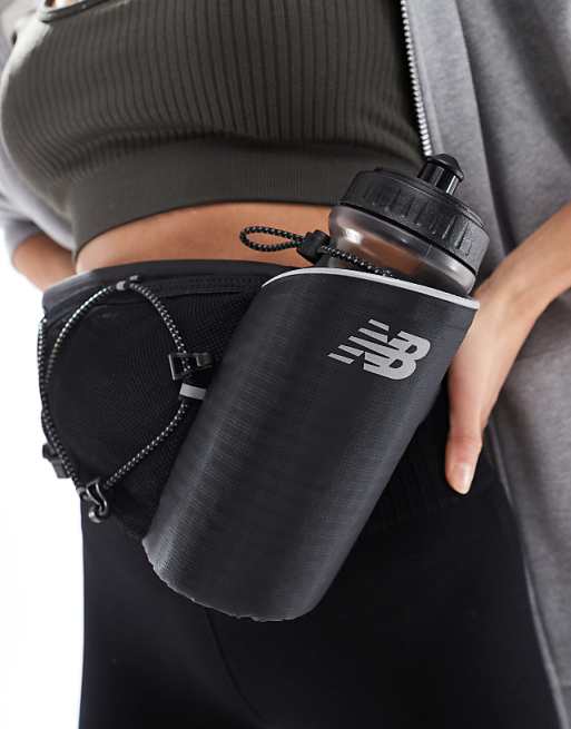 New Balance Performance Bottle Waist Belt In Black