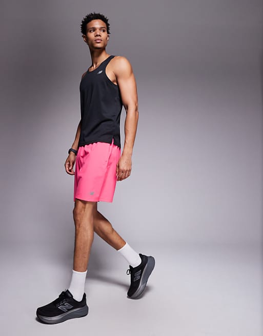 New Balance Sport 7" Shorts In Bright Pink
