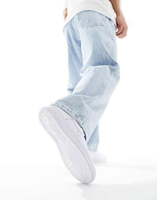 Nike Air Force 1 '07 Trainers In Triple White