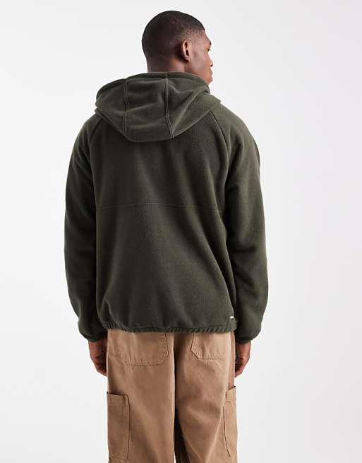 Nike Club Half Zip Fleece In Dark Green