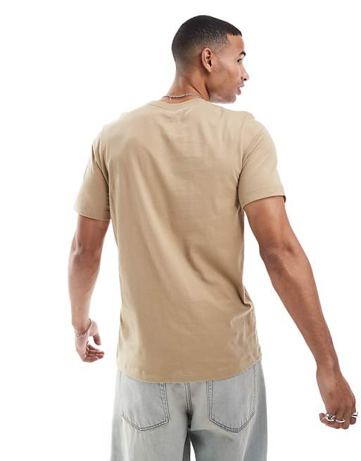 Nike Club T-shirt In Beige