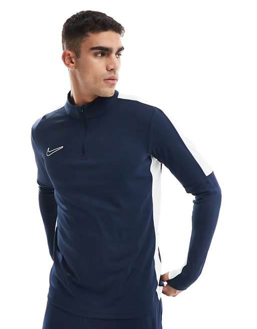 Nike Football Academy 23 Dri-FIT 1/4 Zip Sweatshirt In Navy