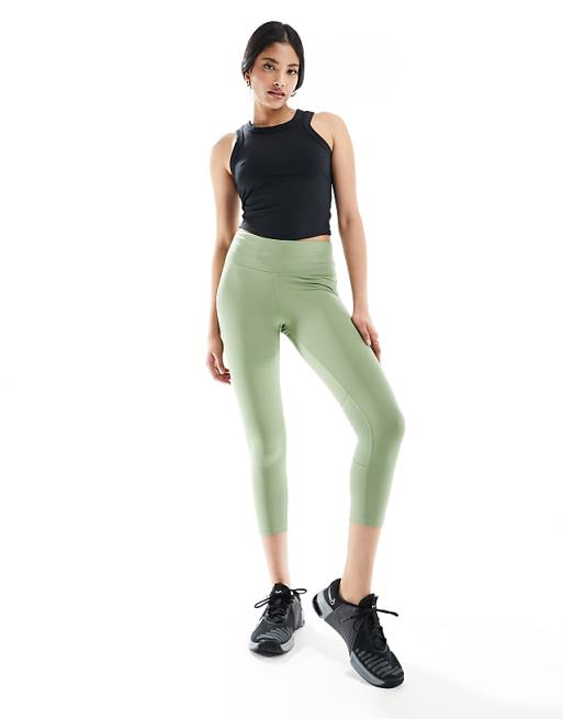 Nike One Training Dri-FIT Cropped Vest In Black