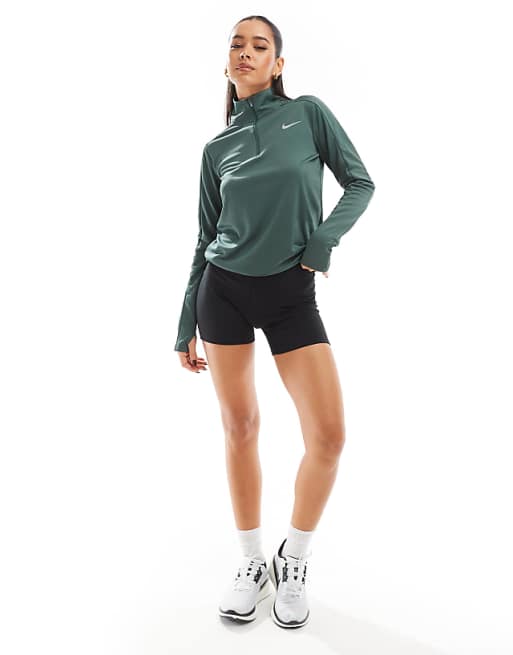Nike One Training Dri-FIT high waisted 5 inch shorts in black