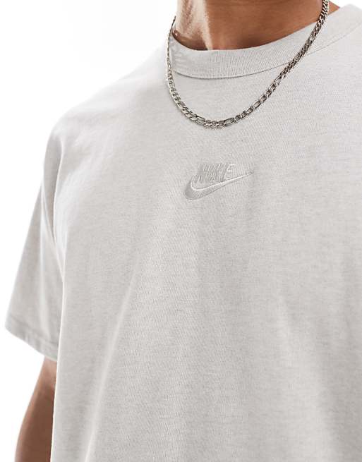 Nike Premium Essentials Short Sleeve T-shirt In Beige