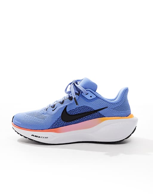 Nike Running Air Zoom Pegasus 41 Trainers In Blue And Orange