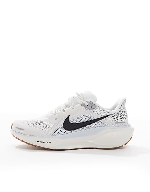 Nike Running Air Zoom Pegasus 41 Trainers In Cream And Blue