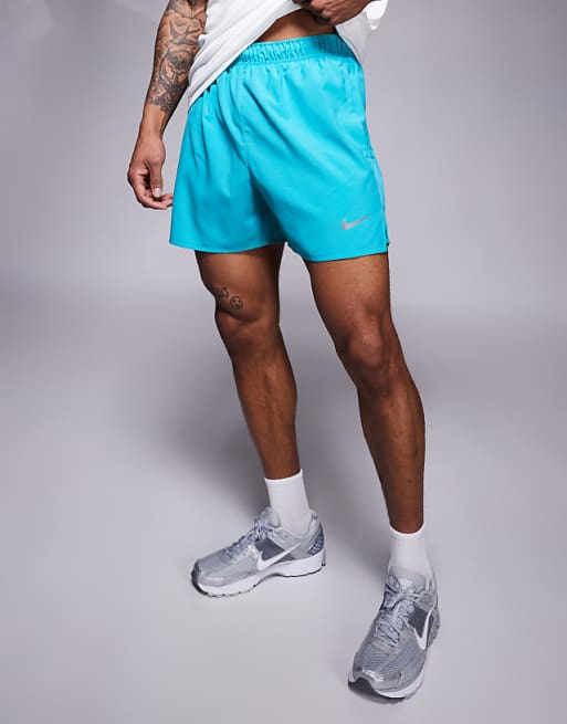 Nike Running Challenger Dri-FIT 5 inch shorts in blue
