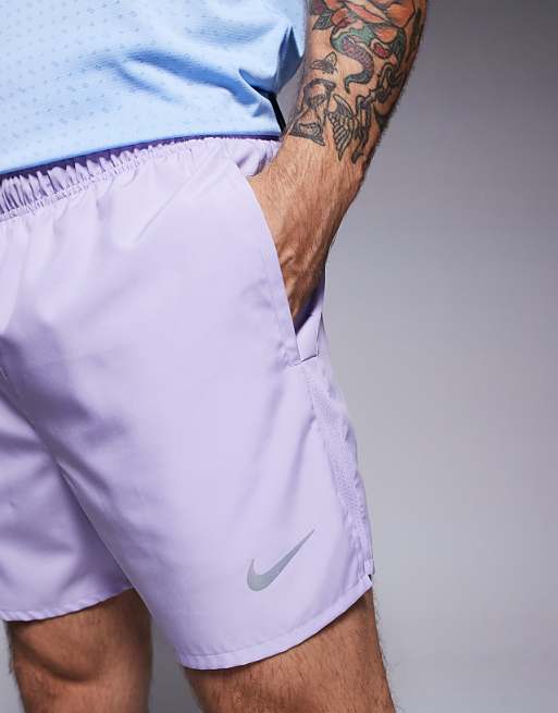 Nike Running Challenger Dri-FIT 5 Inch Shorts In Lilac