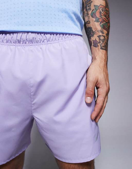 Nike Running Challenger Dri-FIT 5 Inch Shorts In Lilac