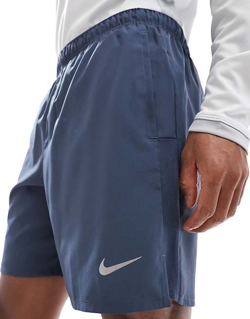 Nike Running Challenger Dri-FIT 7 Inch 2 In 1 Shorts In Navy