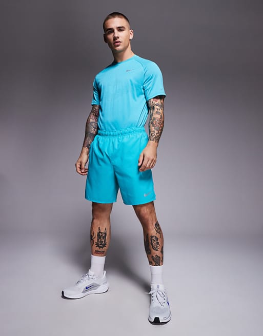 Nike Running Challenger Dri-FIT 7 Inch Shorts In Turquoise